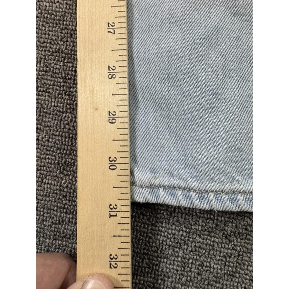 Levis Premium High Loose Jeans Womens 27 Light Wash W27 L31 Wide Leg High Rise - Picture 10 of 12